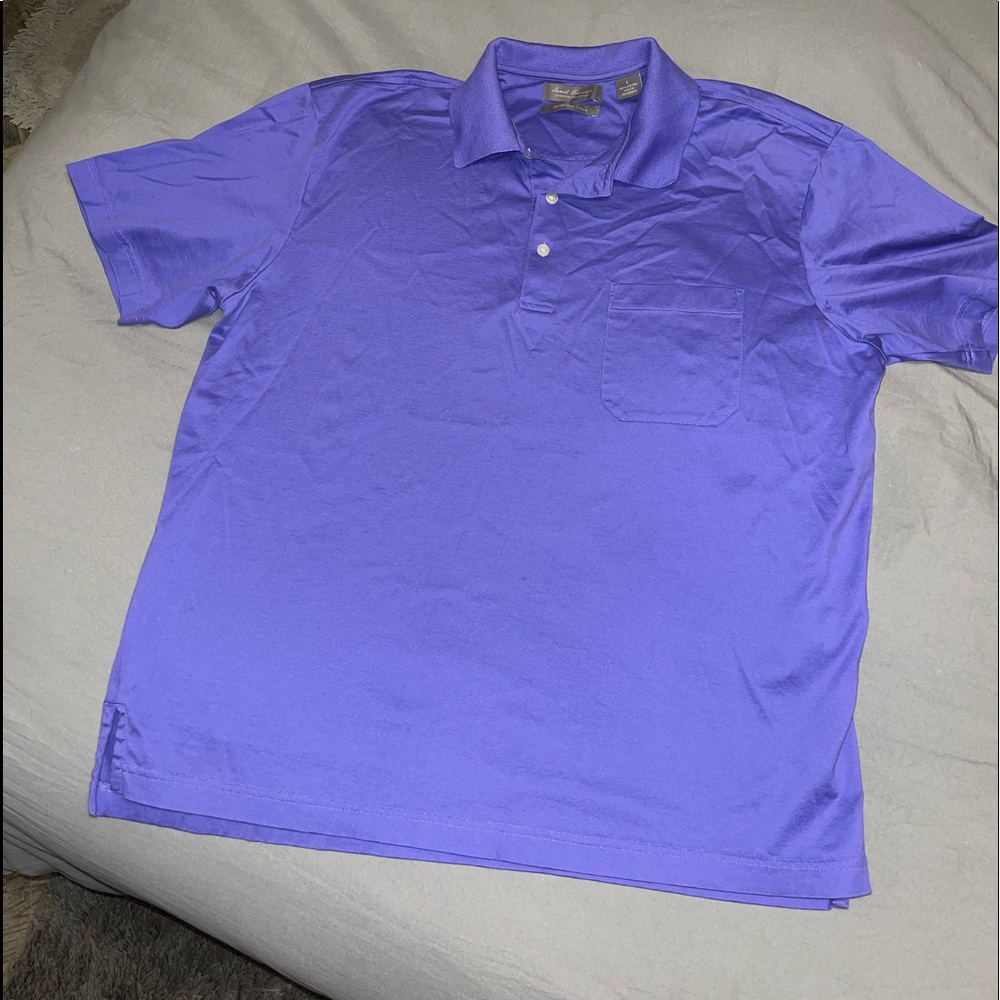 5/$25!! Daniel Cremieux Purple Polo Shirt.  Mercerized Cotton. NWT